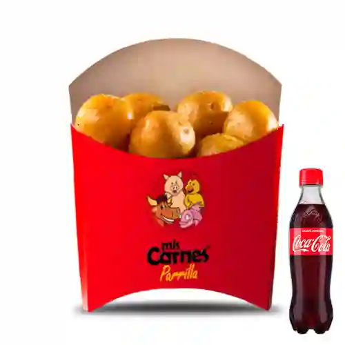 Combo Papa Criolla + Coca-cola Sabor Original 400 ml