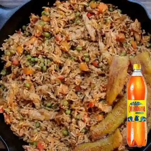 Combo Arroz Paisa para 3 Personas + Colombiana 1.5 l