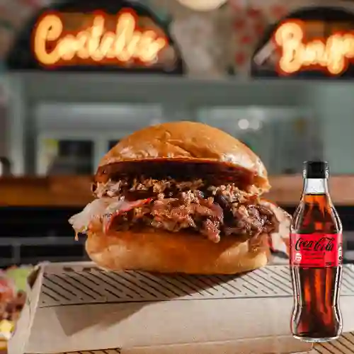 Combo Crispy Onion Burger + Coca Cola Sin Azúcar 300ML