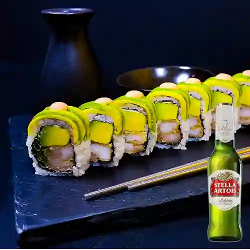 Combo Sushi Ebi Dinamita + Stella Artois 335 ml