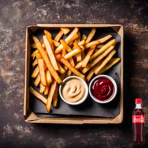 Combo Papas Francesa 150 gr +Cocacola Orig 400ml