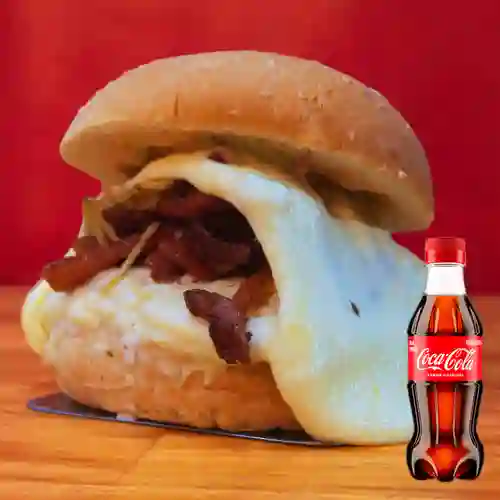 Combo Hamburguesa Doble Carne + Coca Cola Original 250ML