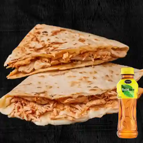 Combo Quesadilla de Pollo (370 Gr) + Fuze Tea Limón 400ML