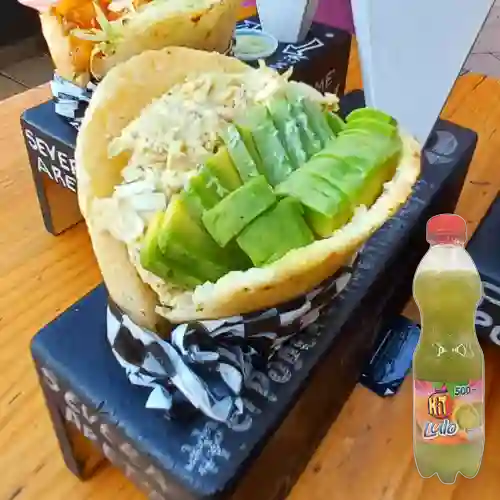 Combo Arepa Reina + Hit Lulo 500 ml