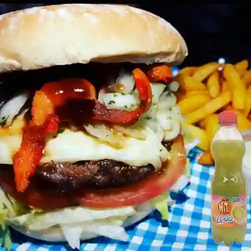Combo Hamburguesa Clásica + Hit Lulo 500 ml