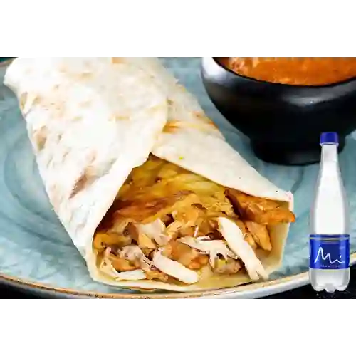 Combo Burro Mixto + Manantial Sin Gas 600 ml