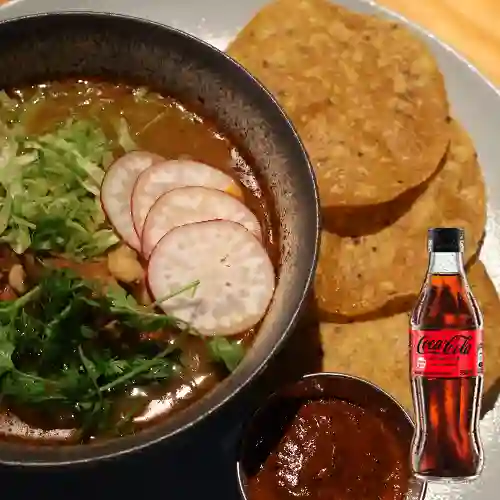 Combo Put Del Mes (pozole) + Cocacola S/az 300ml