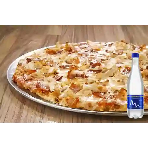 Combo Hawaiana con Pollo + Manantial Sin Gas 600ML