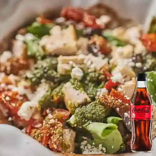 Combo Bowl Greco + Coca Cola Sin Azúcar 300ML