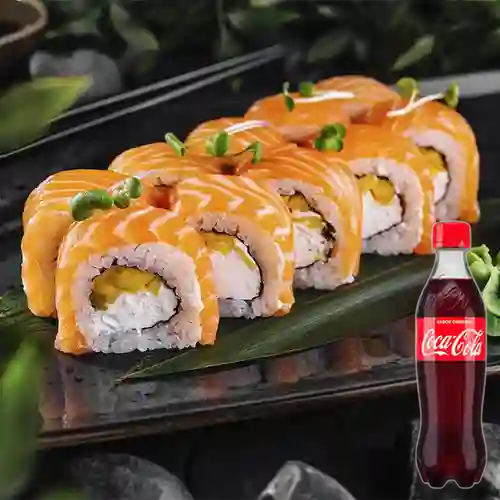 Combo Sushi Rainbow + Coca-Cola Sabor Original 400 ml