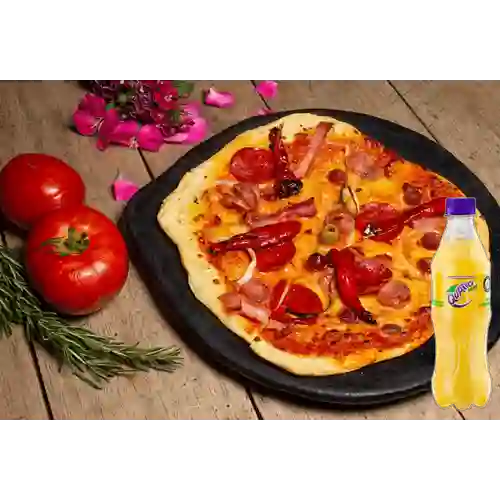 Combo Pizza Carne + Quatro Original 400ML