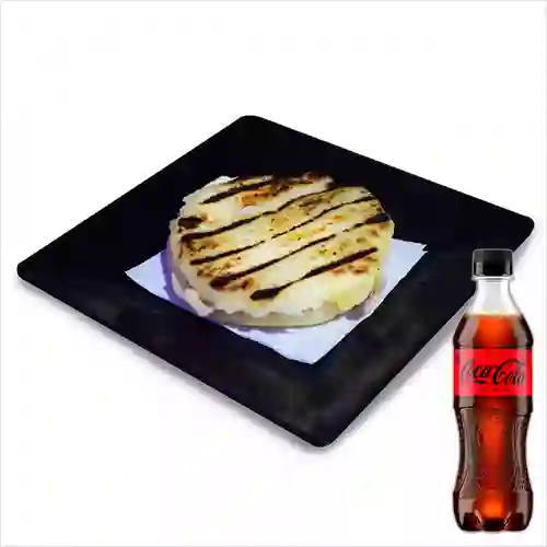Combo Arepa con Queso + Coca-Cola ZERO 400ml