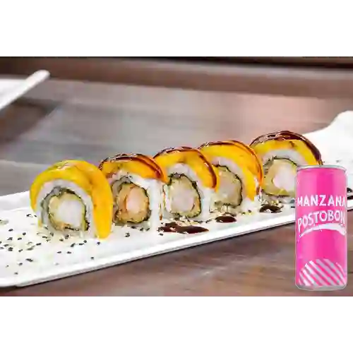 Combo Maki Colombian Roll + Manzana 269ml Lata