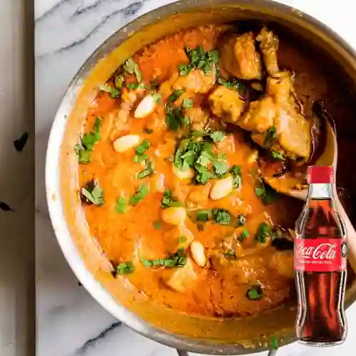 Combo Chicken Malai Korma + Cocacola Original