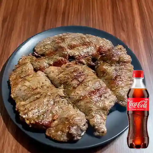 Combo Corte de Res + Coca Cola Original 400 ml