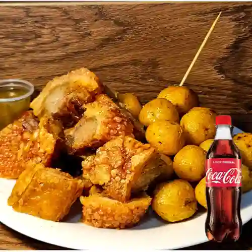 Combo Chicharrón Carnudo + Coca Cola Original 500 ml