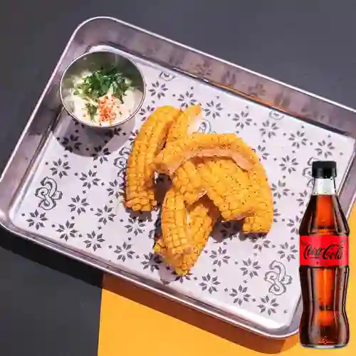 Combo Costillitas de Maíz X6 + Coca-Cola Zero 300 ml