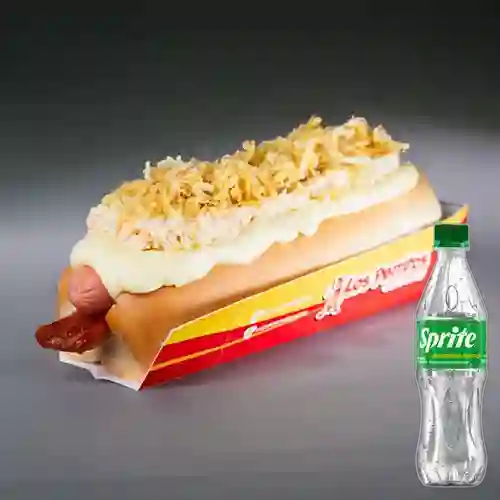 Combo Perro Queso y Tocineta + Sprite Original 400ml