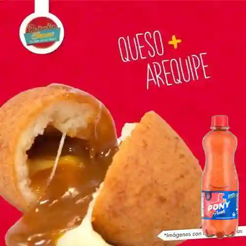 Combo Buñuelo de Arequipe + Pony Malta 330 ml
