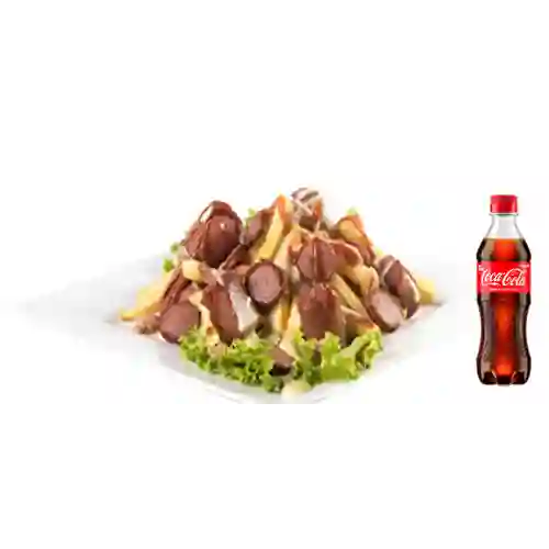 Combo Salchipapas + Coca Cola Original 400 ml