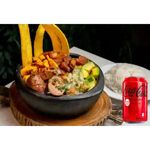 Combo Cazuela Montañera + Coca Cola Sin Azúcar 330ML