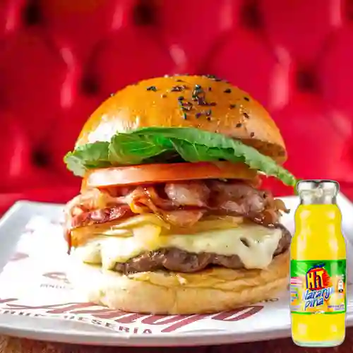 Combo Hamburguesa Especial + Hit Naranja Piña 350 ml