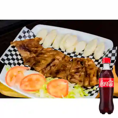 Combo Churrasco a la Brasa +Cocacola Orig 400ml