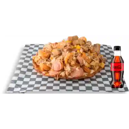 Combo Patacón con Todo + Coca-Cola ZERO 250 ml
