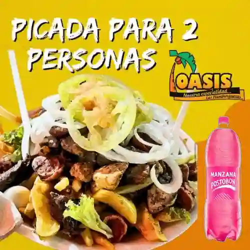 Combo Picada 2 Personas + Postobon Manzana 2.5L