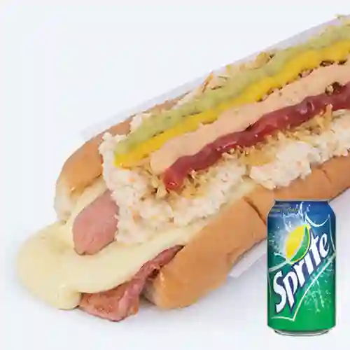 Combo Perro Tocineta + Sprite 350 ml