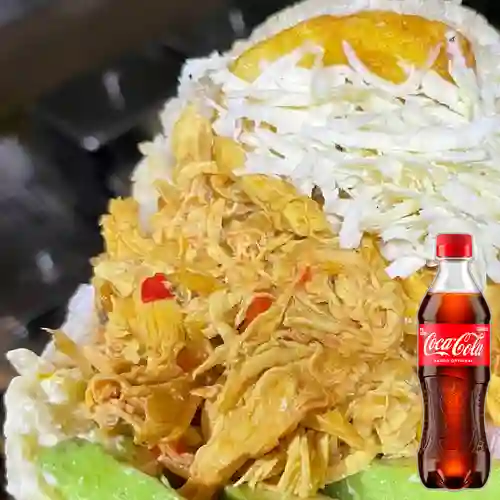 Combo Arepa de Pollo + Coca Cola Original 400 ml