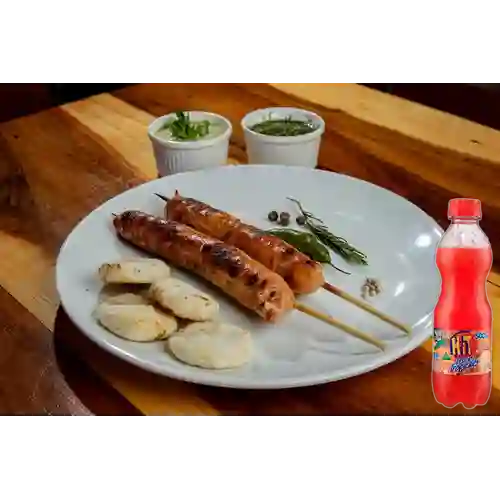 Combo Chorizo de Cerdo + Hit Frutas Tropicales 500 ml