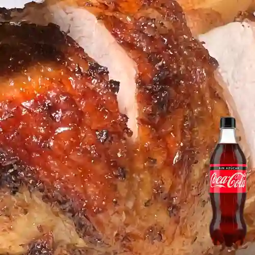 Combo X2 Piezas de Pollo Sentado +Cocacola S/az 400ml