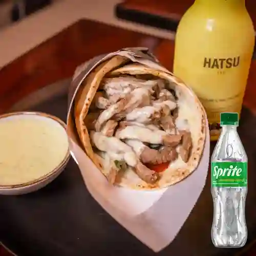 Combo Arma Tu Shawarma + Sprite Original 400ml
