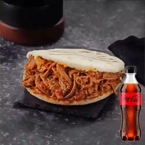 Combo Arepa con 1 Sola Carne + Coca-Cola ZERO 400ml