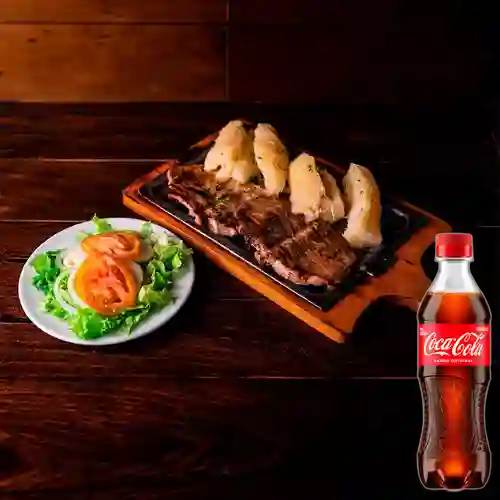 Combo Cerdo Asado + Coca Cola Original 400 ml