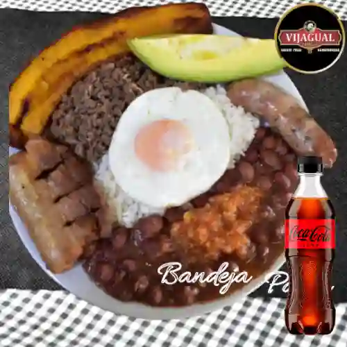 Combo Bandeja Paisa + Coca-Cola ZERO 400ml