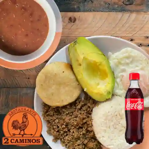 Combo Frijolada + Coca-Cola Sabor Original 400 ml