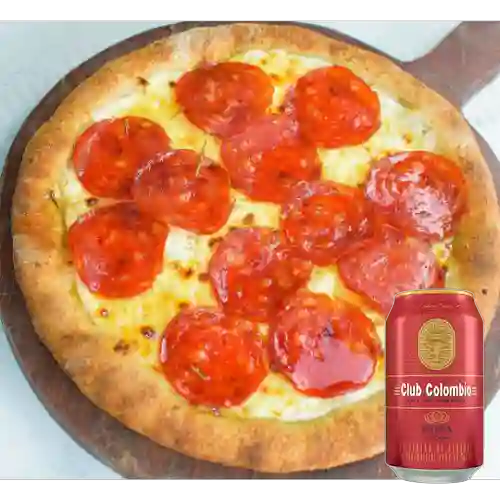 Combo Pizza Blanca + Club col. Roja Lta 330ml