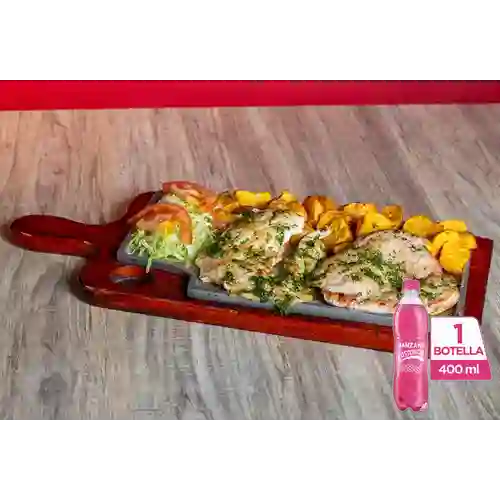 Combo Filete de Pollo + Postobón Manzana 400 ml