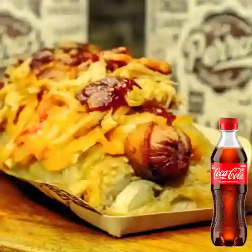 Combo Perro Callejero + Coca Cola Original 400 ml
