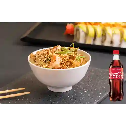 Combo Arroz Cantones + Coca Cola Original 500 ml