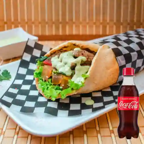 Combo Shawarma de la Casa + Coca-Cola Sabor Original