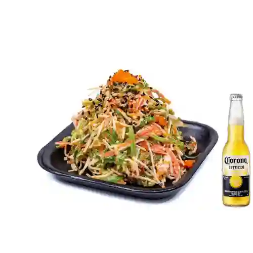 Combo Topping Neptuno Salad + Cerveza Corona