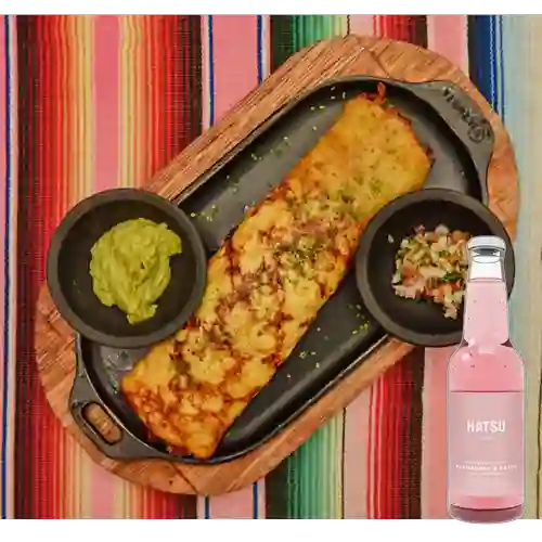 Combo Burrote de Queso +Hatsu Frambuesa&Rosas 300ml