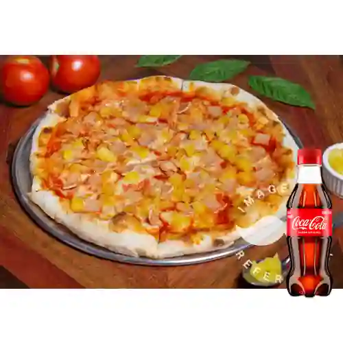 Combo Pizza Hawaiana + Coca Cola Original 250ML