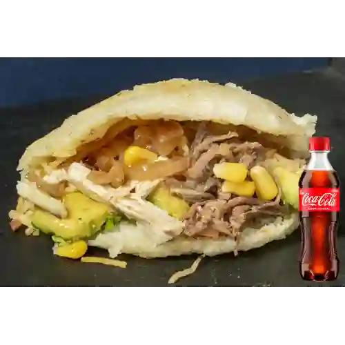 Combo Mix Pollo&Carne Desmechada +Cocacola Orig 400ml