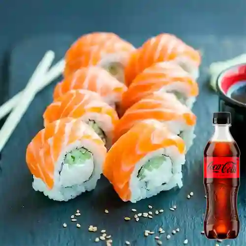 Philadelphia Salmon Roll 8 Pz +Cocacola ZERO 400ml