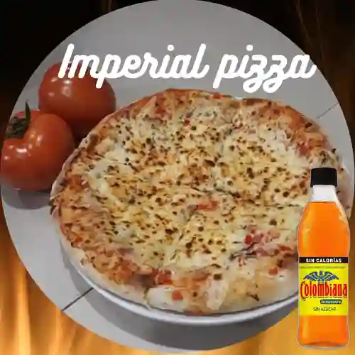 Combo Pizza Personal Tradicional + Colombiana 400 ml