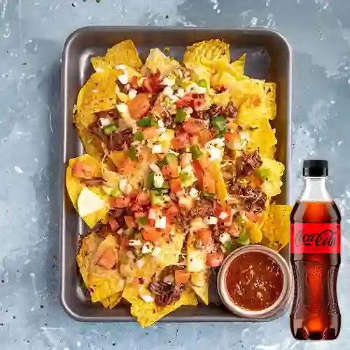 Combo Nachos de Birria + Coca-Cola ZERO 400ml